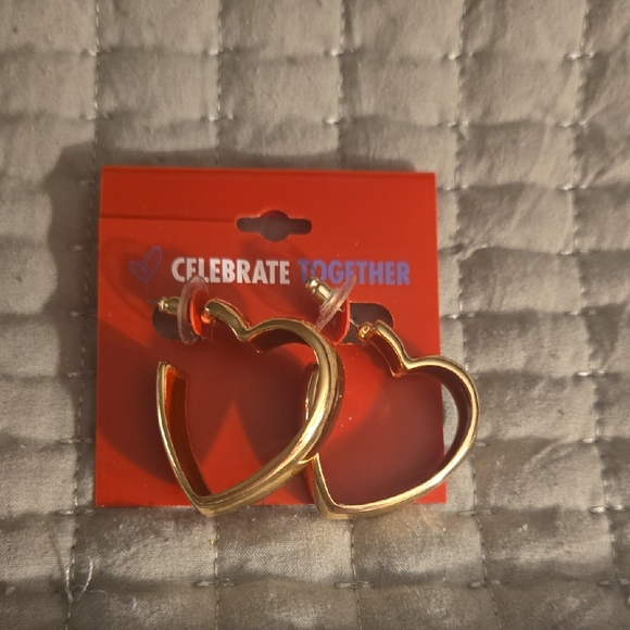 Kohl's Jewelry - Kohl's Gold Heart Earrings